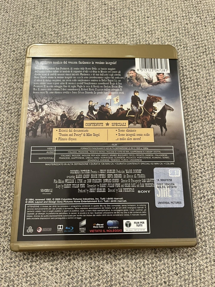 sierra charriba bluray Like New Chardon Heston Richard Harris Jim Hutton Coburn - Bild 4 von 4