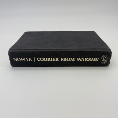 ''COURIER FROM WARSAW''  JAN NOWAK BOOK WWII POLISH RESISTANCE COURIER GOOD SHAPE