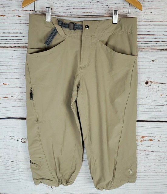 Mountain Hardwear Womens Size 8 Hiking Pants Cargo Capri Convertible