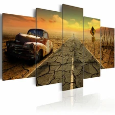 OLD CAR Canvas Print Framed Wall Art Picure Photo Image 020112-22
