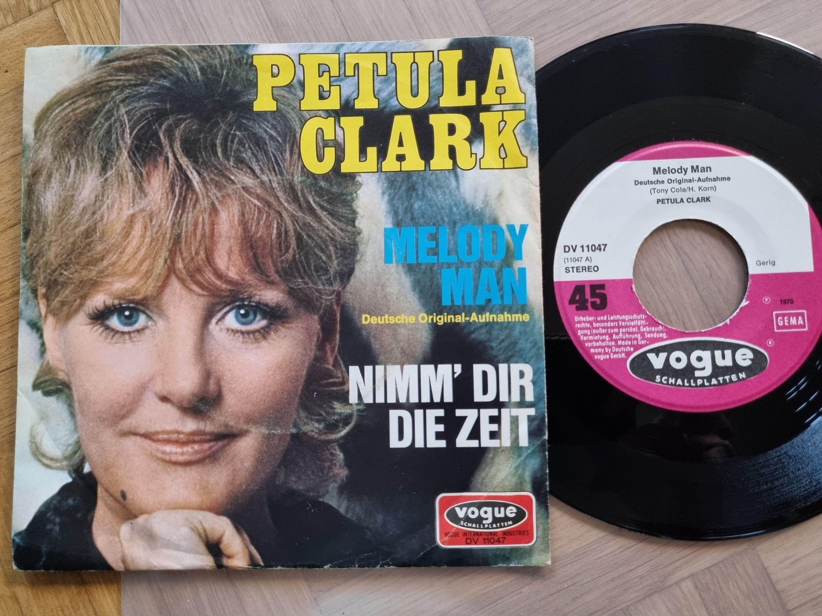 7"" Single Petula Clark - Melody man Vinyl Germany