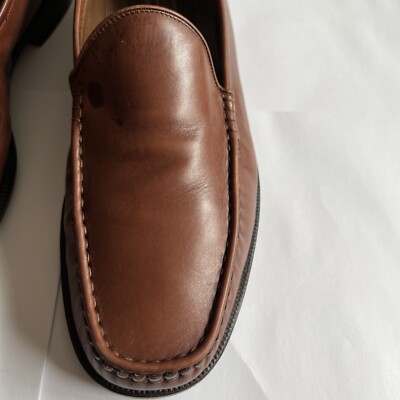 Johnston & Murphy Domani 15-8127 Santoro Brown Italy Leather  display picture 2