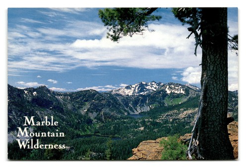 Postcard - Campbell & Cliff Lakes, Marble Mountain Wilderness - Unposted