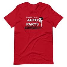 Forest City Auto Parts Store Graphic Tee Shirt Unisex t-shirt