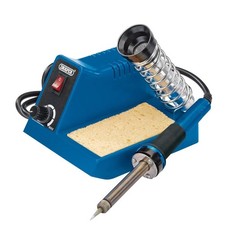 Draper 61478 Soldering Iron Station 40W Cleaning Sponge Temperature Control 230V