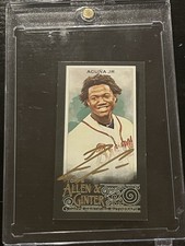2020 Topps Allen & Ginter's Ronald Acuña Jr. #MA-RA Rookie Auto RC Gold Ink