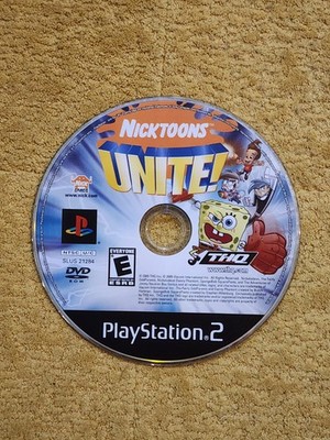 Nicktoons Unite! (Sony Playstation 2, 2005) PS2 DISC ONLY Tested 