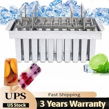 Home Ice Cream Stick Molds 20pcs Ice Pop Lolly Holder Stainless Steel