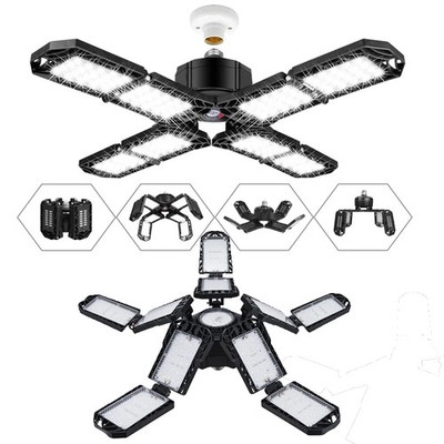 Faltbare superhelle LED-Lampe Garage Deckenleuchte Werkstatt Industrie Arbeit UK
