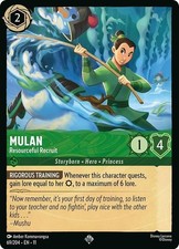DISNEY LORCANA TCG - Winterspell - Mulan Resourceful Recruit Super Rare 69/204
