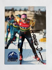 oryginalny. znak. Karta z autografem - Olimpia 2026 - Narciarstwo biegowe - Anian Sossau