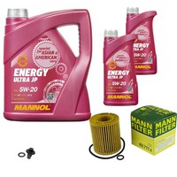 Mann Inspektionspaket 7L Mannol Energy 5W-20 FüR Ford Mondeo III Turnier