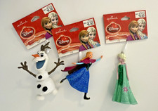 3 Hallmark Ornaments from Disney Frozen Elsa, Anna, Olaf - 2016 - New