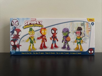 Marvel Spidey and his Amazing Friends, Friends & Foes Pack, 5 Action Figures