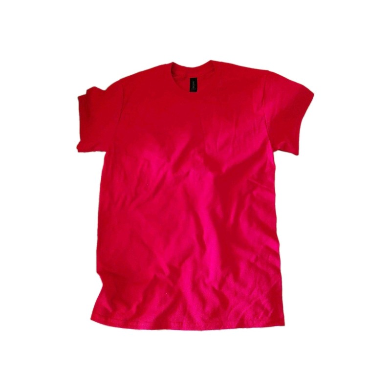 Gildan Blank T Shirt Lot Of 6 Dryblend Mens Small Unworn 50% Cotton Poly Red