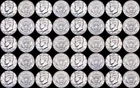 1991 D Kennedy Half Dollar Roll CN-Clad AU/BU From OBW Rolls (20 Coins)