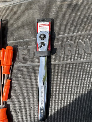 #ad Rare Sears Craftsman Nos 1 2” Drive Fine Tooth Ratchet 75T 20723 Full Polish $49.00