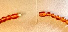 New Vintage Natural Amber Mixed Color Round and Chip Beaded Necklace 20 inches — photo 2