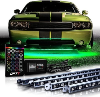 Aura Aluminum Car Underglow Lights with Remote Control, Exterior Neon Accent