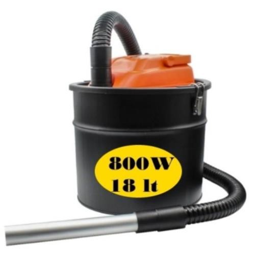 Addio Polvere di Cenere! Aspiratore 800W 18lt con Filtro Lavabile HEPA
