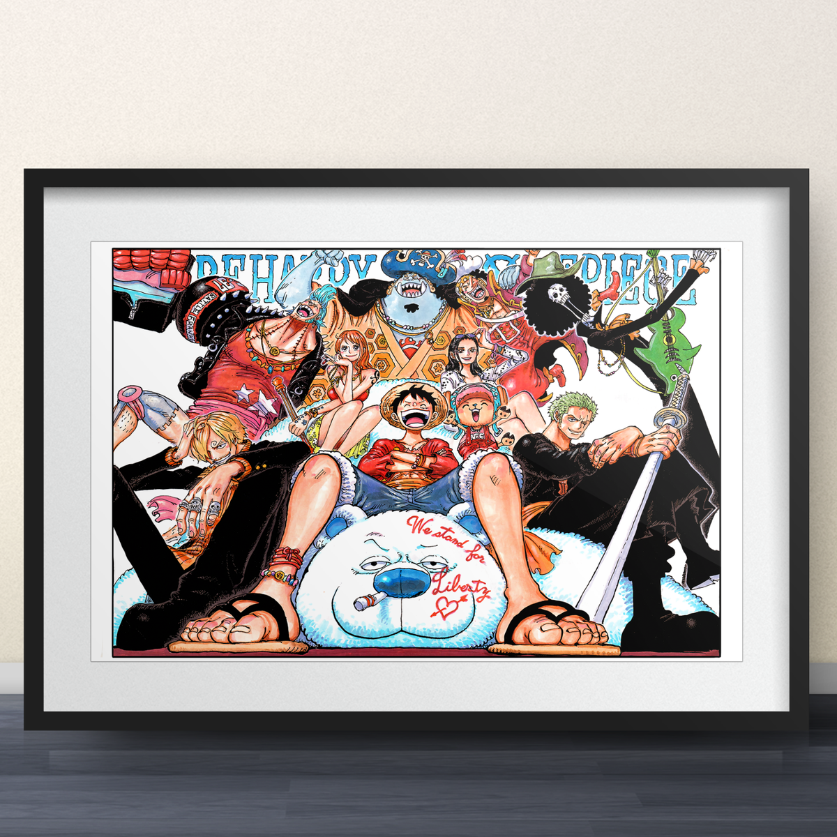 One Piece - Chapter 1060 Shonen Jump Art Spread 11x17 - Art Poster