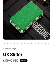 Clown Orange FIDGET Slider. Stress Relief Toy...