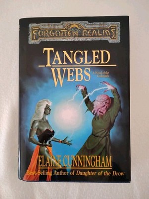 Tangled Webs A Novel of the Underdark by Elaine Cunningham 1996 HC DJ 1st Ed