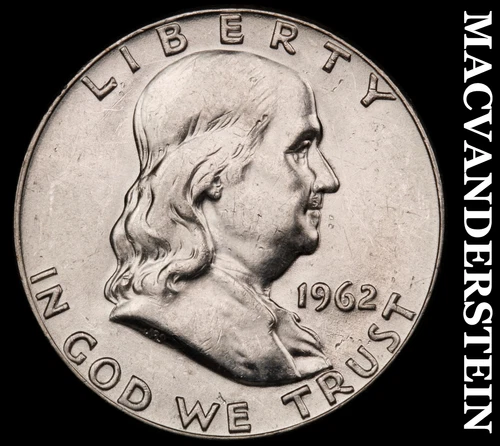 1962-D Franklin Half Dollar- Silver Scarce High Grade No Reserve #i9625