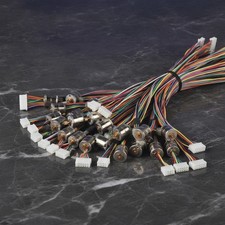 Micro Stepper Motor 2 Phase 4 Wire 50pcs D8mm Mini Copper Gear DC 1.5V 3V