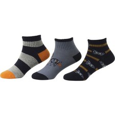 Stride Boy's Rite 3-Pack Rockets Navy Comfort Seam Socks Sz: 6-7.5 Fits Shoe