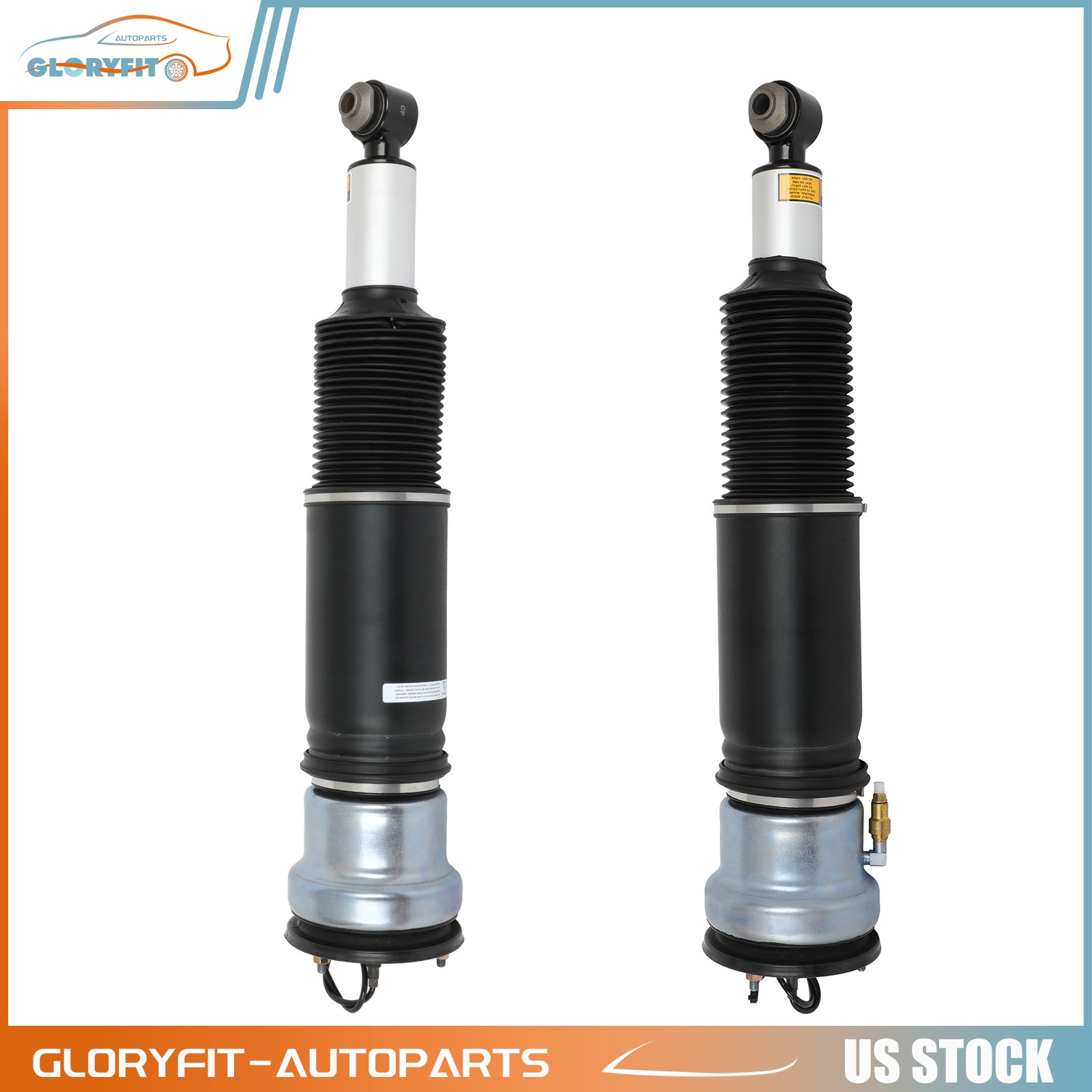 For 2004-2014 Rolls Royce Phantom RR1 RR1N Air Suspension Rear Pair Shock Struts