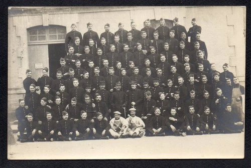 MILITARY - Photo Card - 137th R.I. - Une Compagnie - Fontenay le Comte