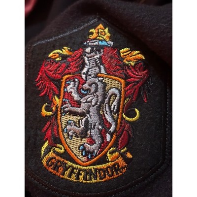 Harry Potter Gryffindor hooded robe embroidered Halloween costume youth large
