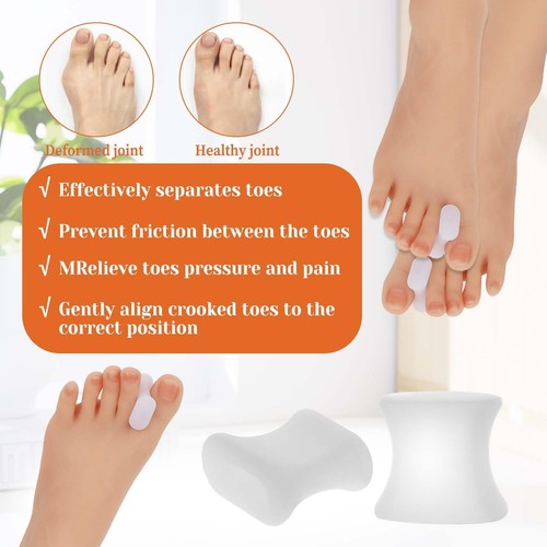Solette In Gel Correzione Delle Da Dei Piedi Correttore Dell'alluce - Foto 4