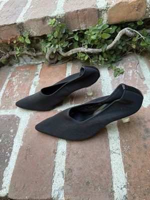The Row Black Mesh Lucite Heel Sock Pump, size 37 | eBay
