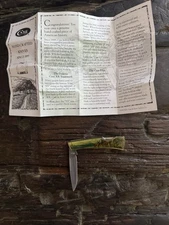 Case XX 059L SS Lockback Knife – Deer Scene Handle – 1994– NIB