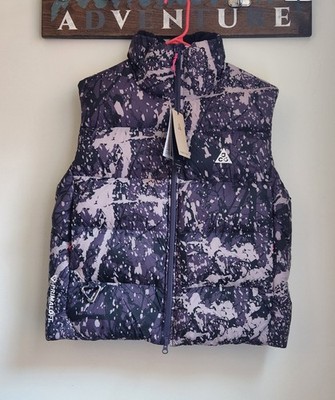 Nike ACG Lunar Lake Therma FIT ADV Women Size XS  Vest Black Purple  FV7331-573