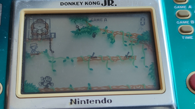 Nintendo DJ-101 Game & Watch Donkey Kong JR Console Japan Retro