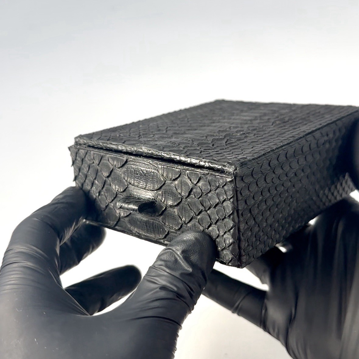 python leather gift box