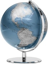 Torre  Tagus Blue Globe for Adults 8" Rotating Earth Decor on Stand