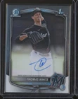 2025 Bowman Chrome THOMAS WHITE RC 1st Auto Miami Marlins Prospect JA780