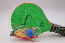NEW JAZZMINTON 2-Player Set Outdoor Indoor Badminton Sport Game Paddle