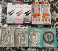 iHome USB-A Cable 4ft 6ft 10ft - 9 Charging Cables