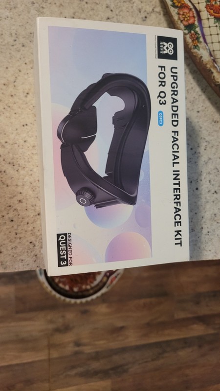KIWI design Upgraded Facial Interface Kit for Meta Quest 3 Headset Black Q3FC3