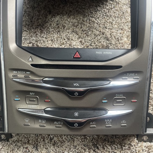 11-14 Lincoln MKX AC Heater Control Radio Bezel Speaker Trim BA1T-18A802-AL - Picture 2 of 5