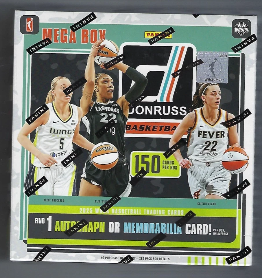2025 Donruss WNBA Basketball Factory Sealed Mega Box