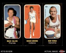 1971 Topps Trios Stickers #4 Mack Calvin A 6 - EX/MT