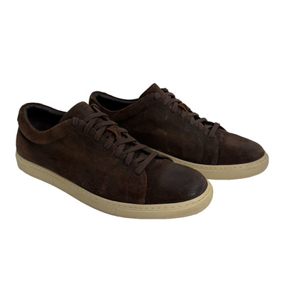 Allen Edmonds Canal Court Sneakers Men s Size 10 D Shoes Brown Suede Lace Up
