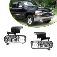 Fog Lights Driving Lamp Pair For 1999-2002 Chevrolet Silverado 2000-06 Suburban