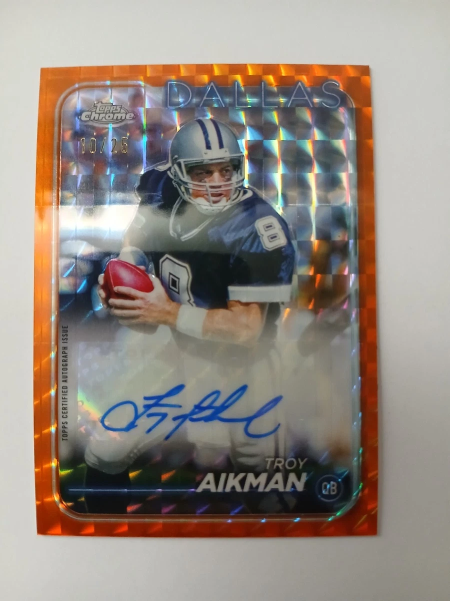 Troy Aikman Autograph Football Cards for sale | eBay